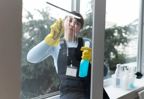 Nettoyage de vitres intérieures et extérieures à Goudet